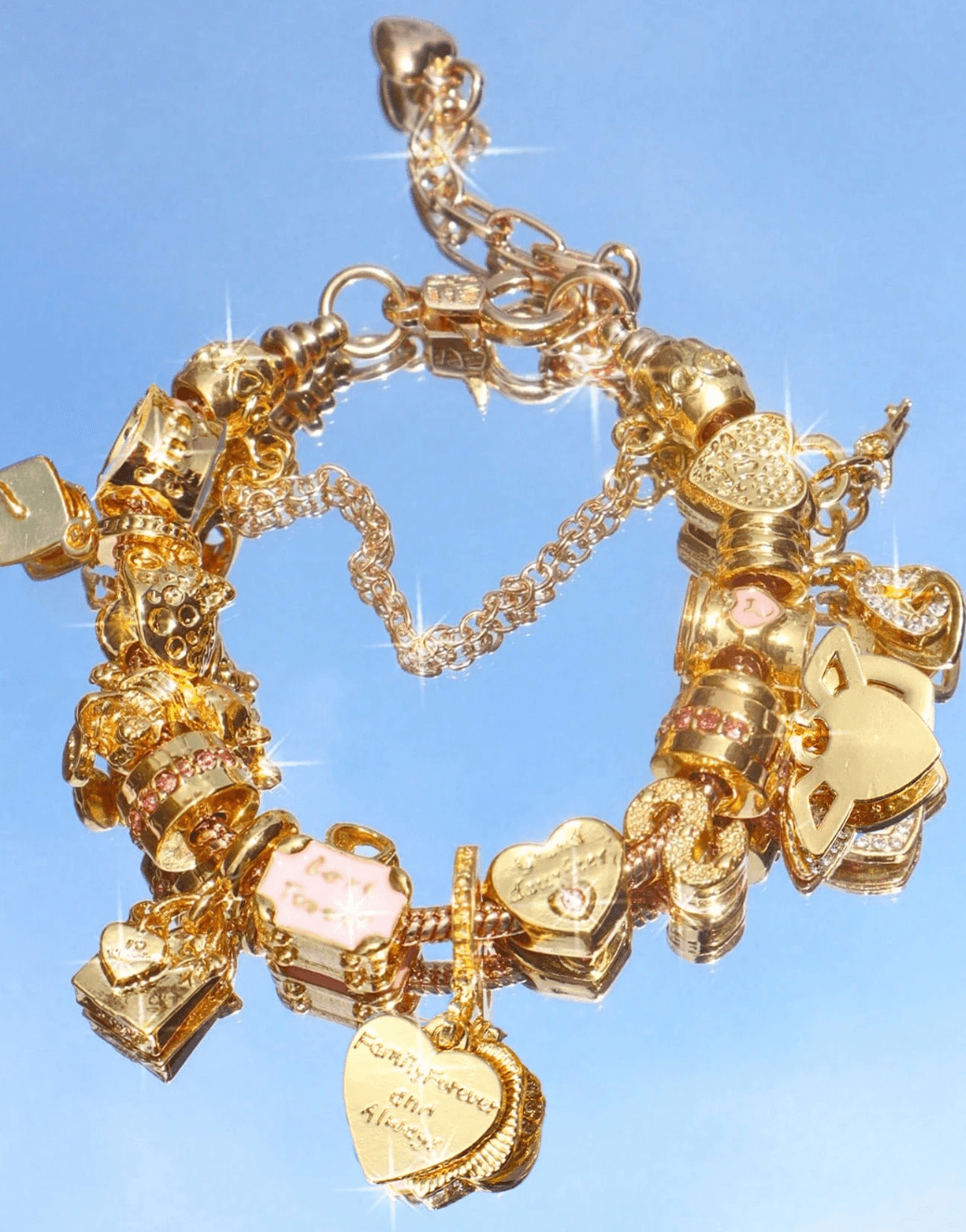 Heart Charm Bracelet